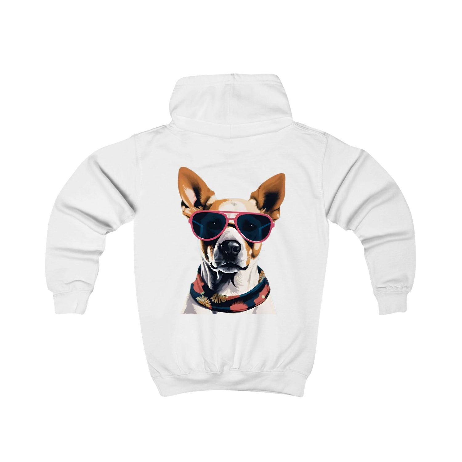 Hipster Pooch Youth Hoodie