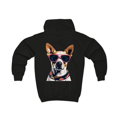 Hipster Pooch Youth Hoodie