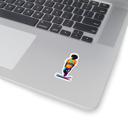 City Surfer Sticker