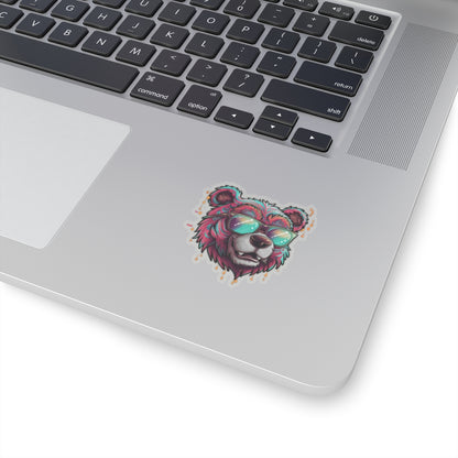 Trippy Bear Sticker
