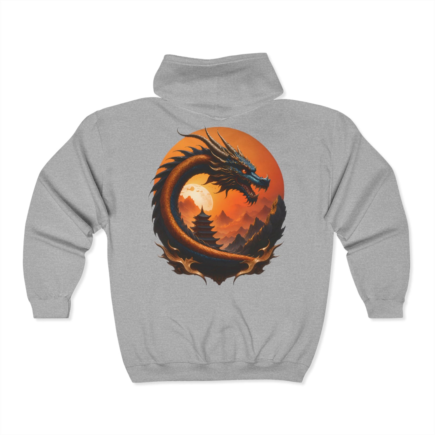 Enter The Dragon Zip Up Hoodie