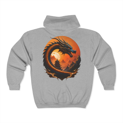 Enter The Dragon Zip Up Hoodie