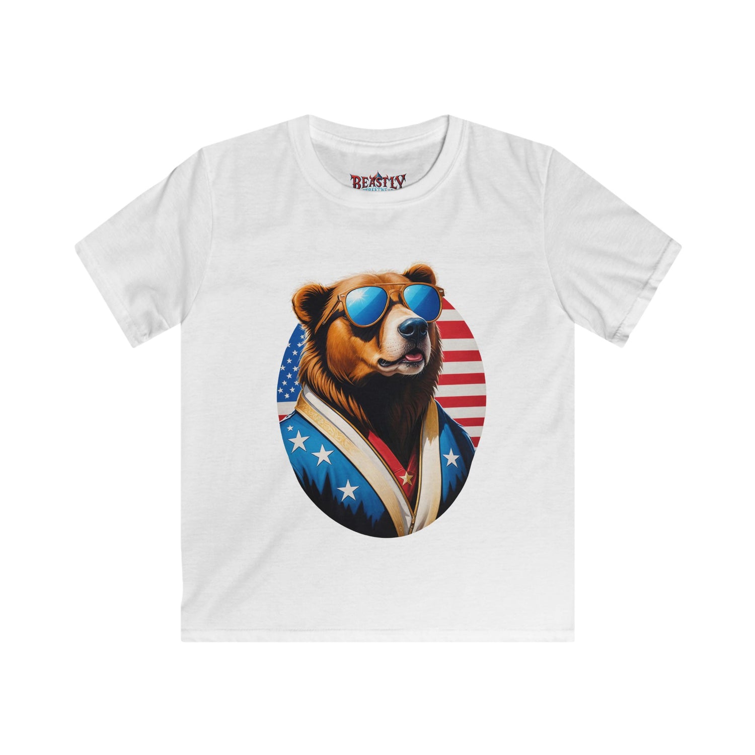 Bear Spangled Banner Youth Tee
