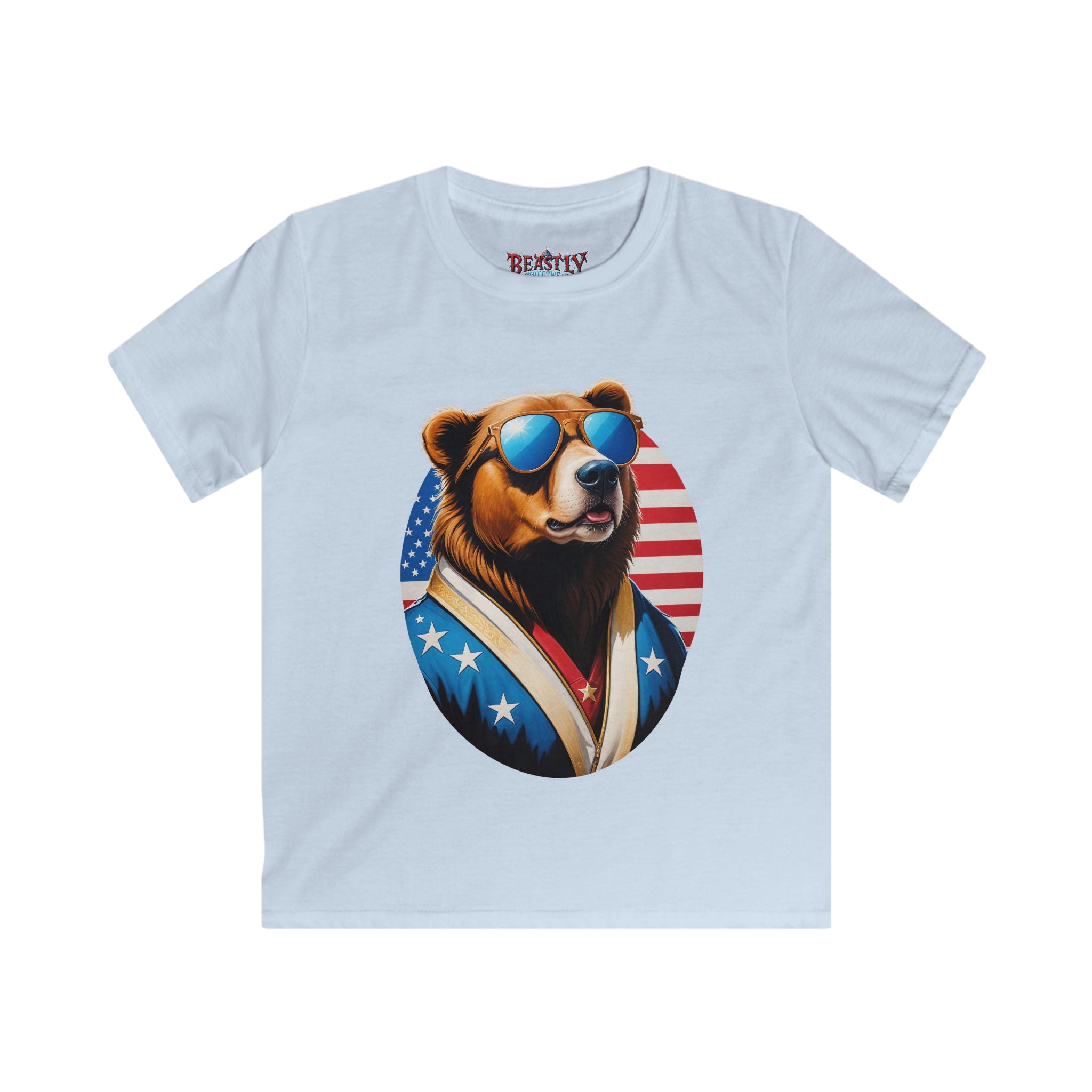 Bear Spangled Banner Youth Tee