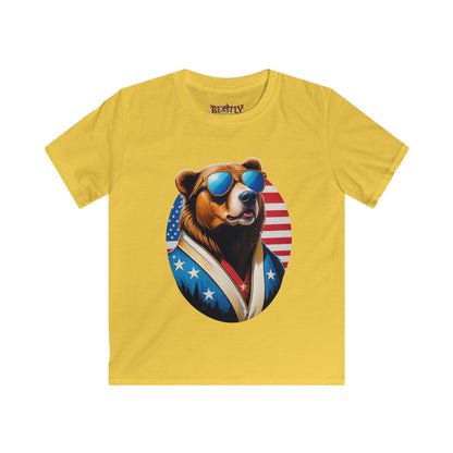 Bear Spangled Banner Youth Tee