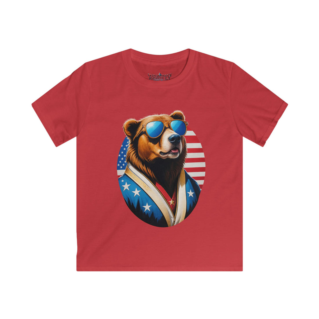 Bear Spangled Banner Youth Tee