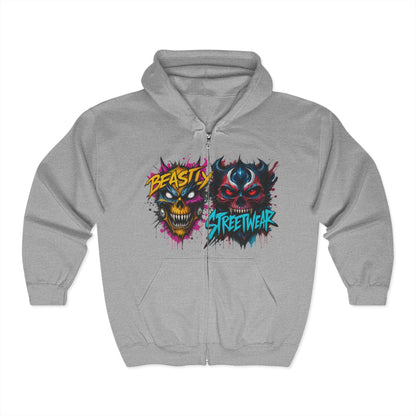 Savage Beasts Zip Up Hoodie