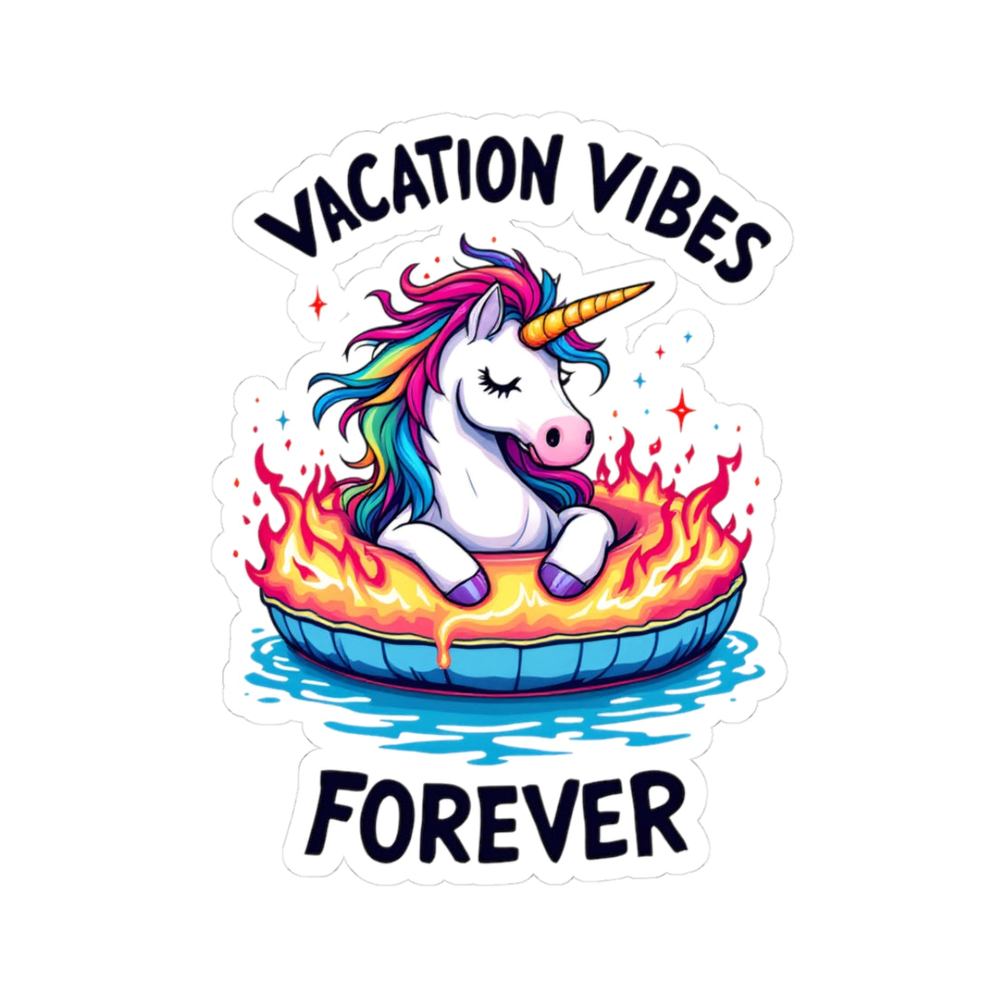 Vacation Vibes Forever Sticker