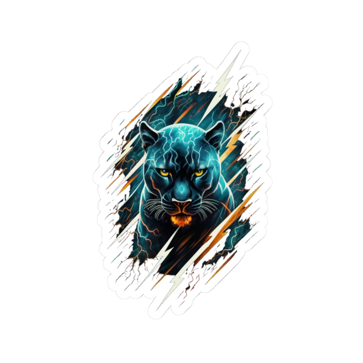 Jungle Lightning Sticker