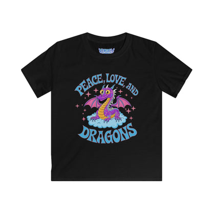 Peace, Love, And Dragons Youth Tee
