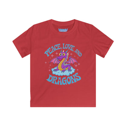 Peace, Love, And Dragons Youth Tee