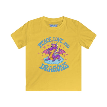 Peace, Love, And Dragons Youth Tee